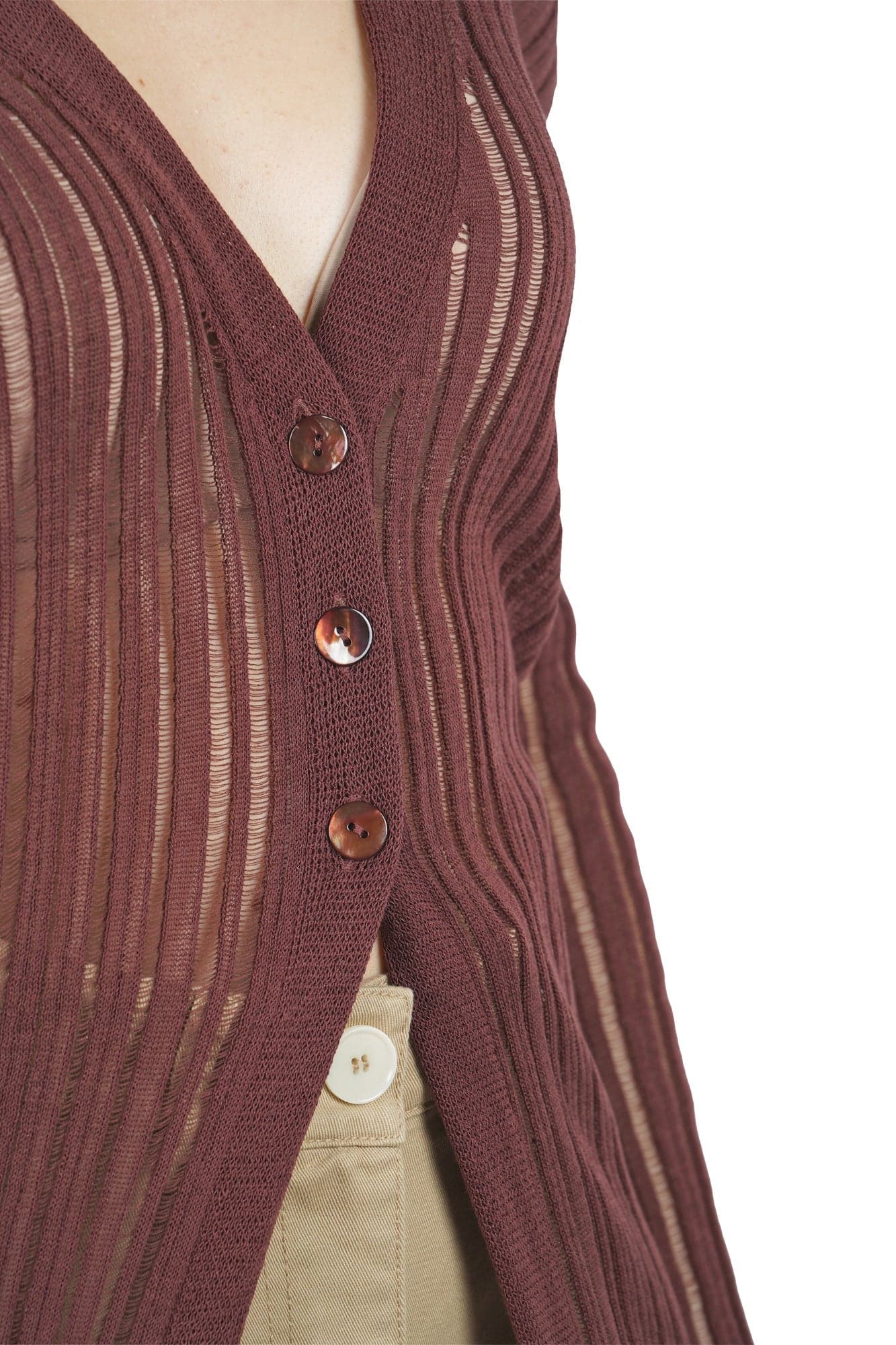 SO ALLURE So Allure - Cardigan - 451618 - Marrone da donna in Cardigan Drestige - Casamassima, commercioVirtuoso.it