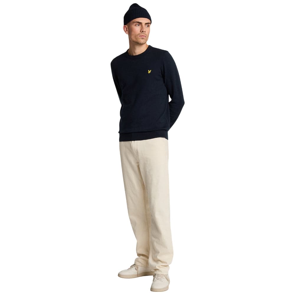 Lyle & Scott pullover merino dark navy  KN2110VC in Maglioni Prodotti di Classe - Nocera Superiore, commercioVirtuoso.it