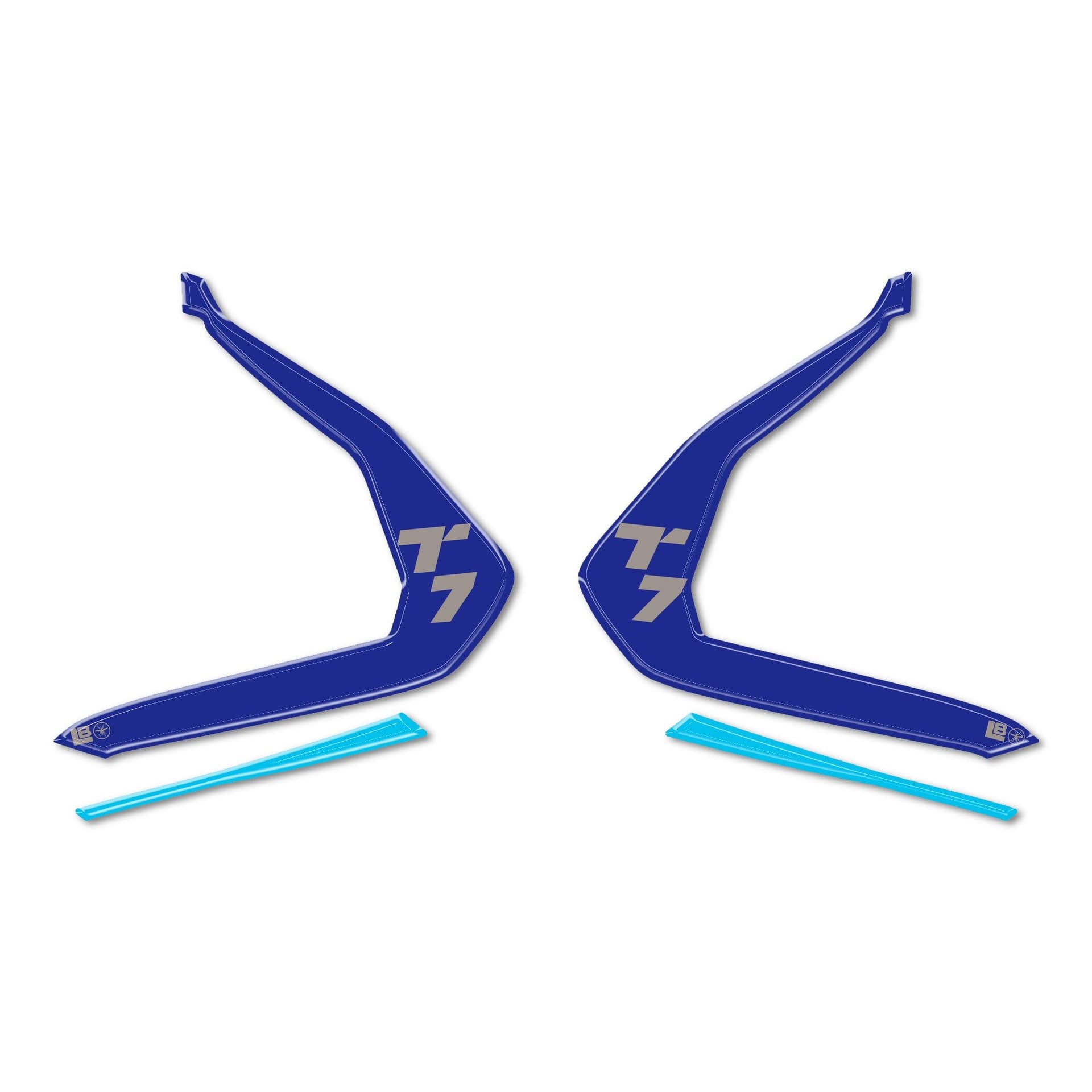 Adesivi gel 3D Protezioni Paramani moto compatibili con Yamaha Tenere 700 2025 in Decalcomanie adesivi e magneti LabelBike - Bibbiano, commercioVirtuoso.it