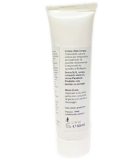 Crema 50ml alla calendula, Aloe vera, Vite rossa, fior di Melo lenitivo pelle secca, irritazioni in Doposole AlBio Sicily - Misilmeri, commercioVirtuoso.it