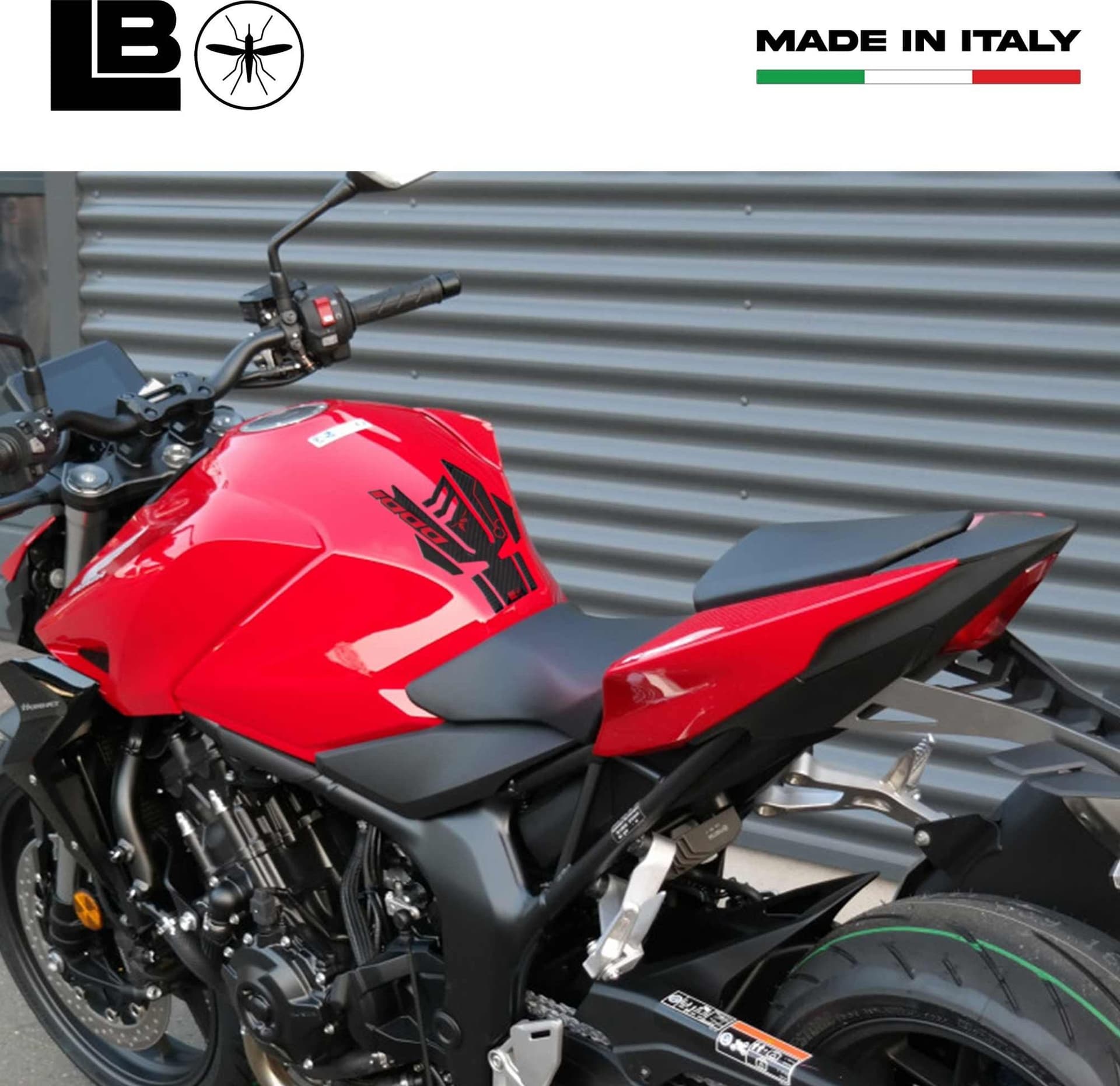 Adesivo gel 3D Protezione Paraserbatoio compatibile con Honda Hornet 1000 2025 in Paraserbatoio LabelBike - Bibbiano, commercioVirtuoso.it