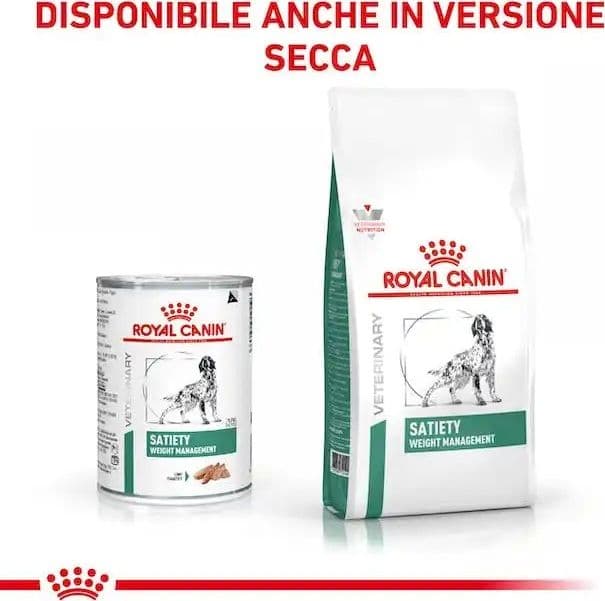 Royal Canin Satiety Weight Management Scatoletta per Cani Adulti 410gr in Secco 101 Market - Poggibonsi, commercioVirtuoso.it