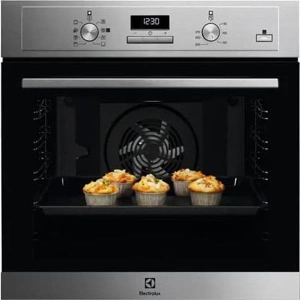 Electrolux forno elettrico da incasso serie 600 cod3s40x capacità 72 l multifunzione ventilato potenza 2990 w colore acciaio inox antimpronta