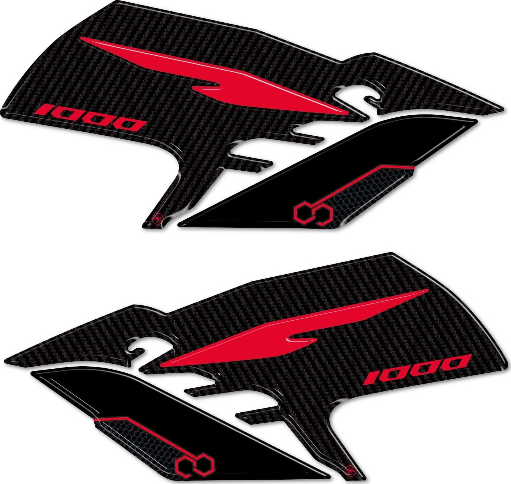 Adesivi 3D Protezioni Laterali Serbatoio compatibili con Honda Hornet 1000 2025 in Decalcomanie adesivi e magneti LabelBike - Bibbiano, commercioVirtuoso.it