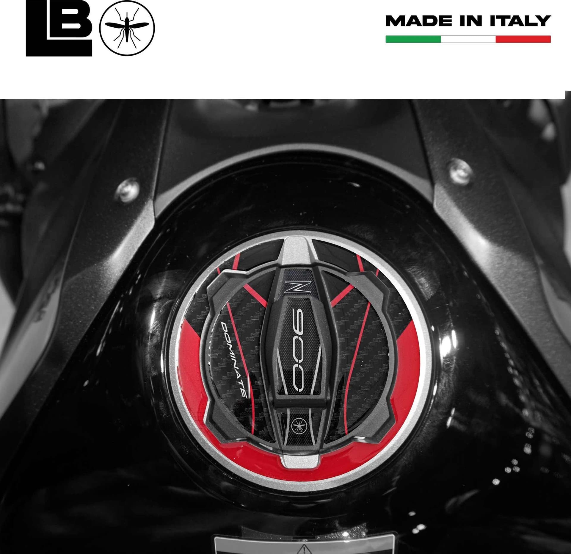 Adesivo 3D Protezione Tappo Serbatoio compatibile con Kawasaki Z900 2018-2025 in Decalcomanie adesivi e magneti LabelBike - Bibbiano, commercioVirtuoso.it