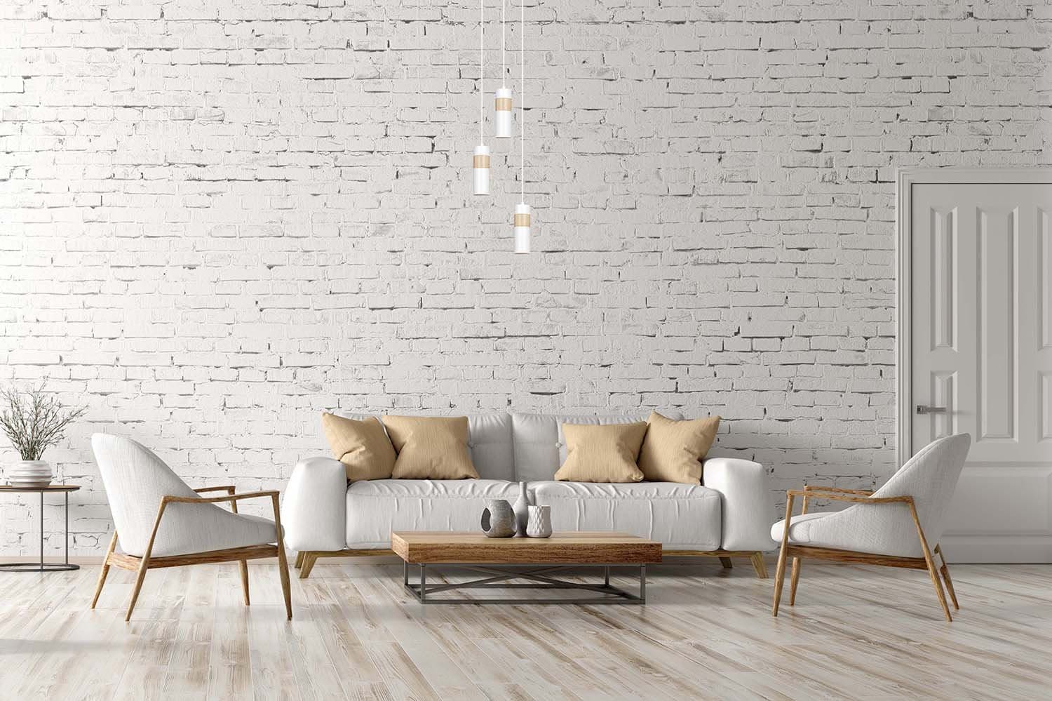 Sospeensione 1 Luce Akari In Acciaio Bianco A Cilindro Con Legno Naturale in Lampade a sospensione LuceArt - Montecorvino Pugliano, commercioVirtuoso.it