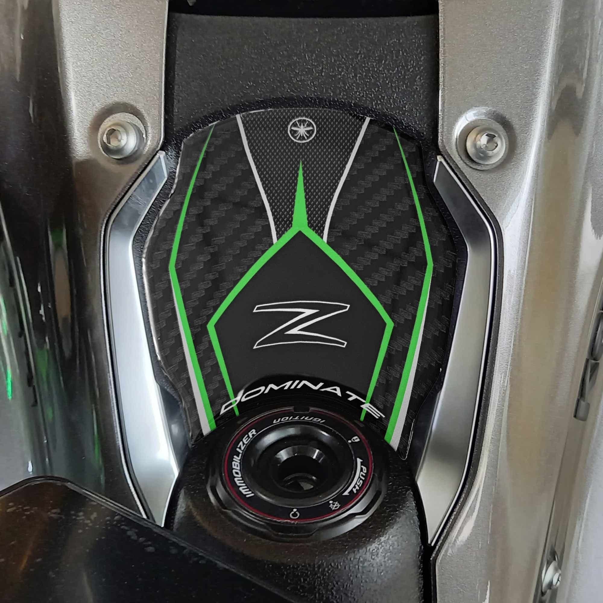 Adesivo 3D Protezione Chiave Accensione moto compatibile con Kawasaki Z900 2025 in Decalcomanie adesivi e magneti LabelBike - Bibbiano, commercioVirtuoso.it
