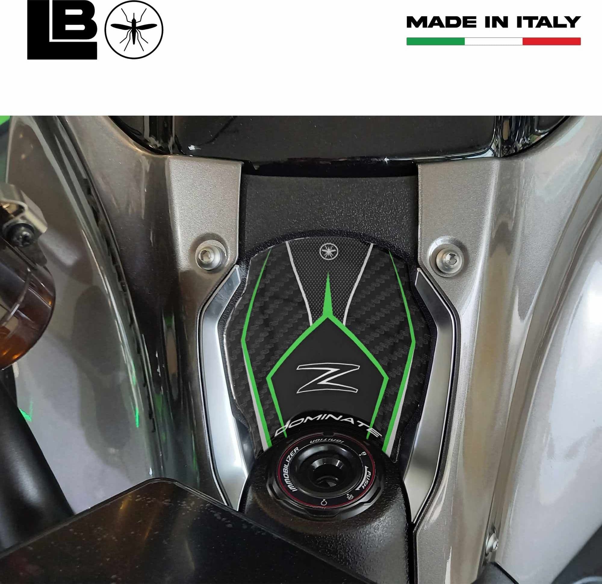 Adesivo 3D Protezione Chiave Accensione moto compatibile con Kawasaki Z900 2025 in Decalcomanie adesivi e magneti LabelBike - Bibbiano, commercioVirtuoso.it
