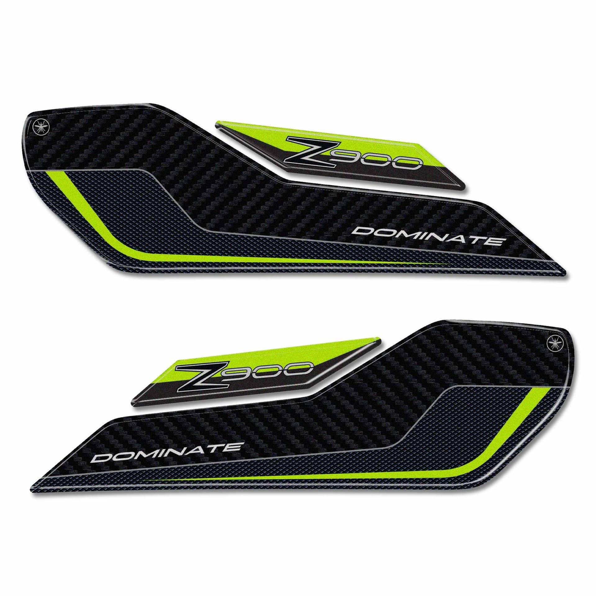 Adesivi 3D Protezioni Laterali Serbatoio compatibili con Kawasaki Z900 2018-2024 in Decalcomanie adesivi e magneti LabelBike - Bibbiano, commercioVirtuoso.it