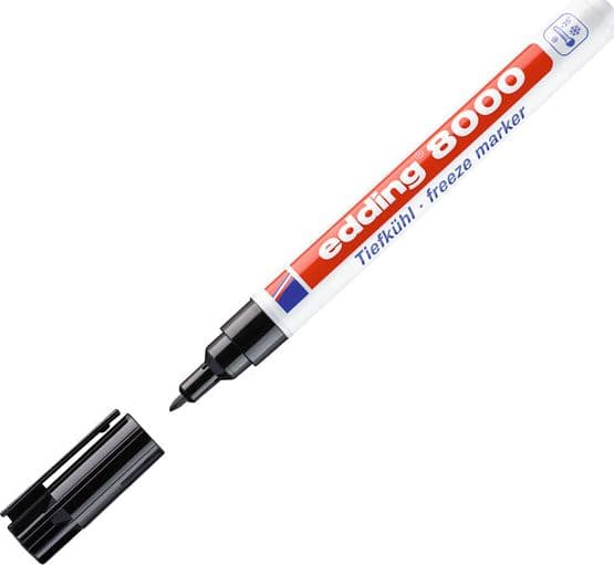 Marcatore Permanente Edding 8000 Freezer Marker Nero