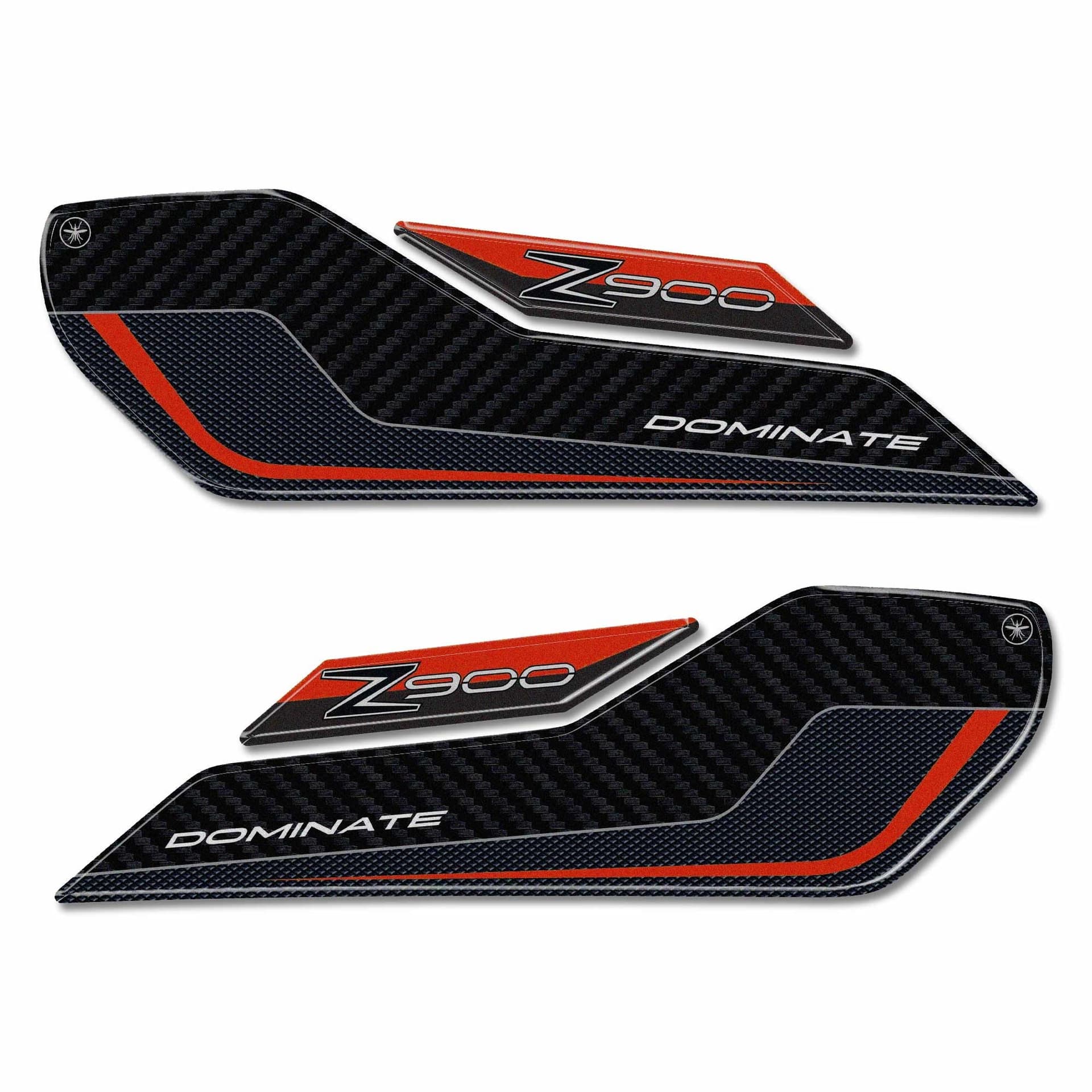 Adesivi 3D Protezioni Laterali Serbatoio compatibili con Kawasaki Z900 2018-2024 in Decalcomanie adesivi e magneti LabelBike - Bibbiano, commercioVirtuoso.it