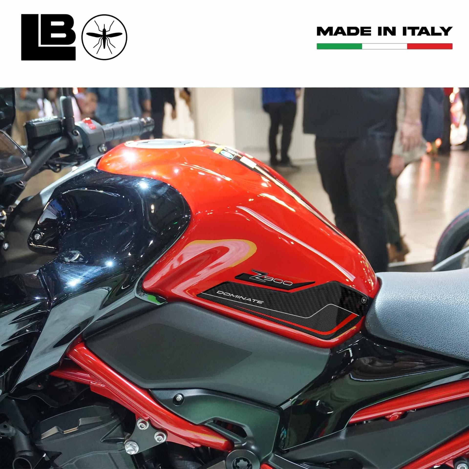 Adesivi 3D Protezioni Laterali Serbatoio compatibili con Kawasaki Z900 2018-2024 in Decalcomanie adesivi e magneti LabelBike - Bibbiano, commercioVirtuoso.it