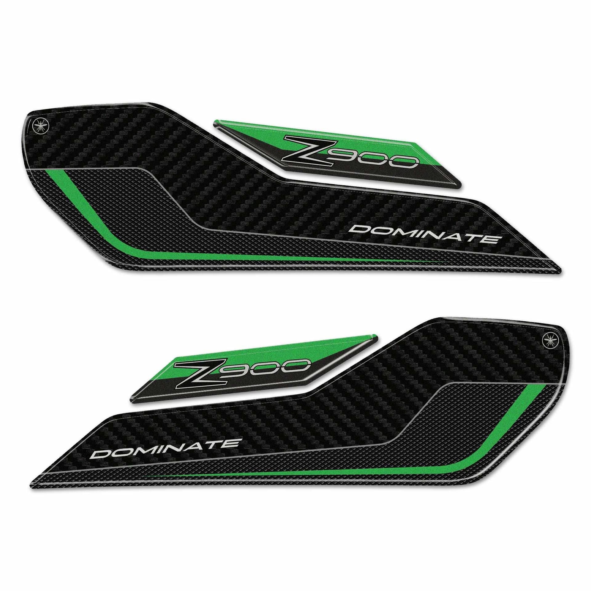 Adesivi 3D Protezioni Laterali Serbatoio compatibili con Kawasaki Z900 2018-2024 in Decalcomanie adesivi e magneti LabelBike - Bibbiano, commercioVirtuoso.it