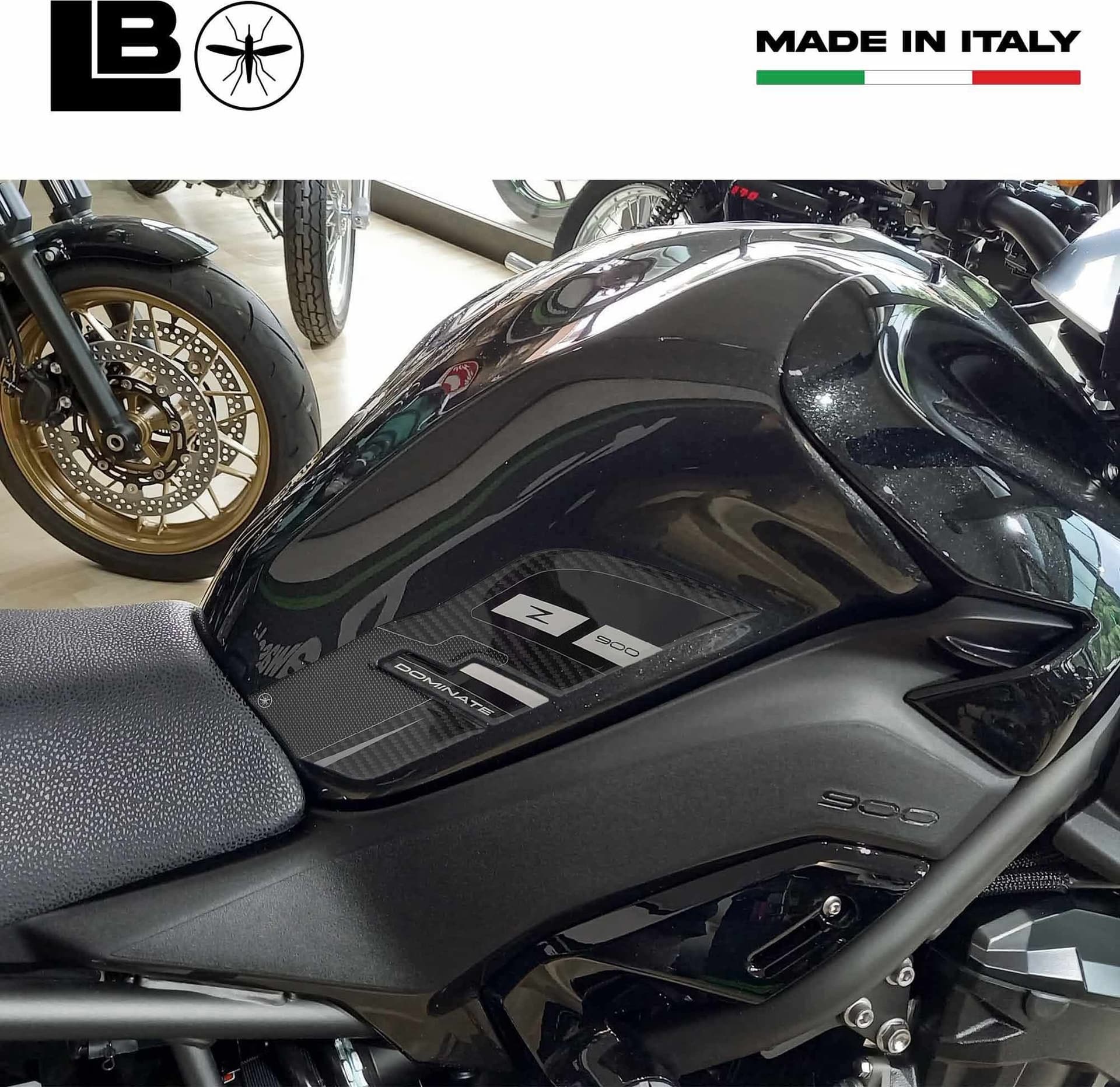 Adesivi 3D Protezioni Laterali Serbatoio moto compatibili con Kawasaki Z900 2025 in Decalcomanie adesivi e magneti LabelBike - Bibbiano, commercioVirtuoso.it