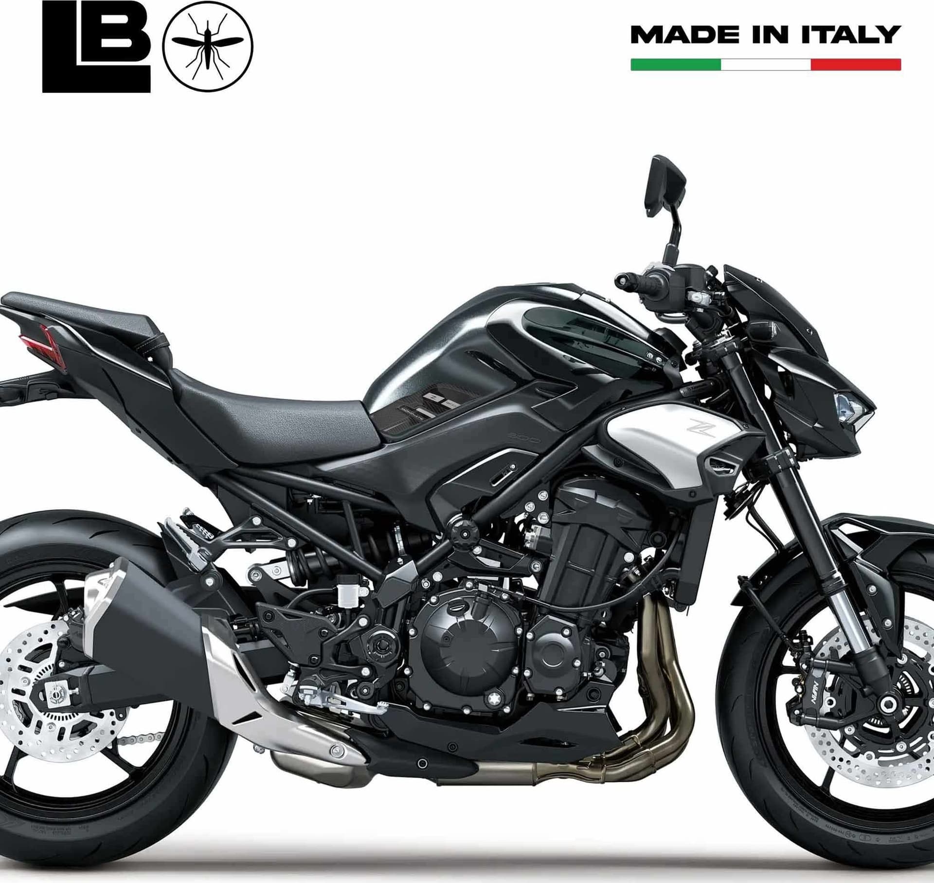 Adesivi 3D Protezioni Laterali Serbatoio moto compatibili con Kawasaki Z900 2025 in Decalcomanie adesivi e magneti LabelBike - Bibbiano, commercioVirtuoso.it