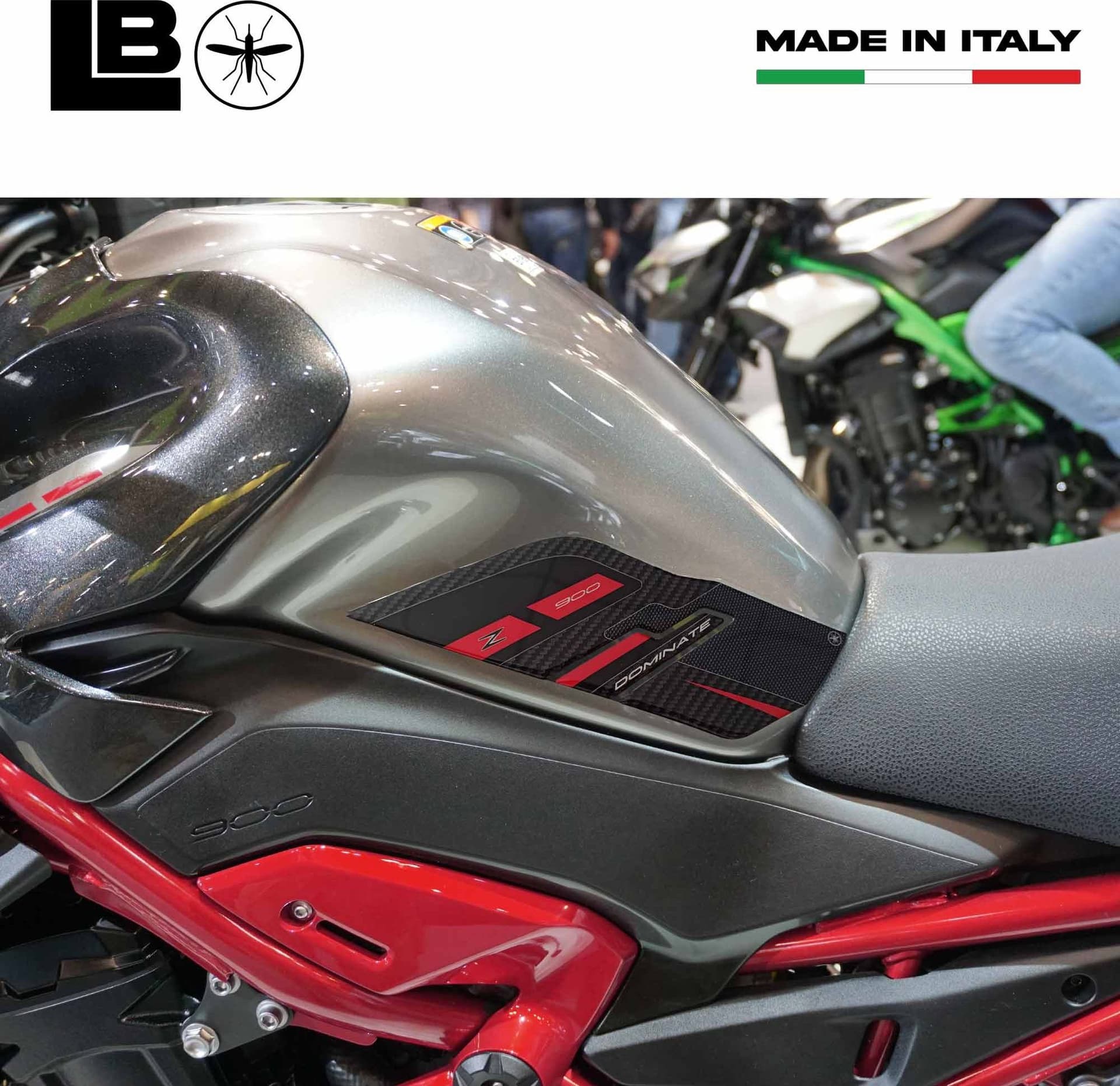Adesivi 3D Protezioni Laterali Serbatoio moto compatibili con Kawasaki Z900 2025 in Decalcomanie adesivi e magneti LabelBike - Bibbiano, commercioVirtuoso.it