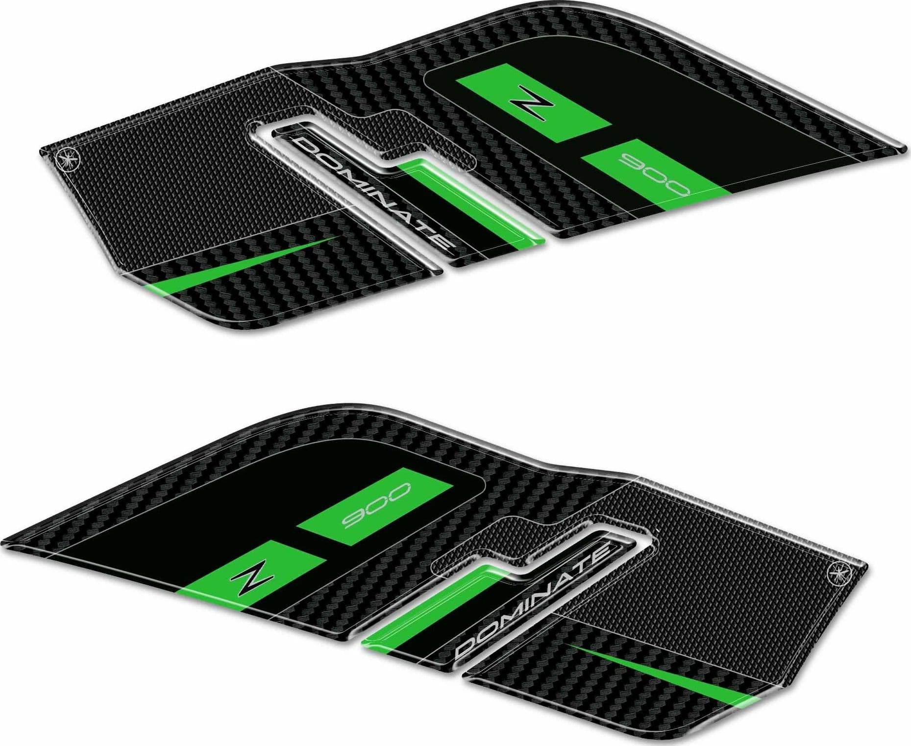 Adesivi 3D Protezioni Laterali Serbatoio moto compatibili con Kawasaki Z900 2025 in Decalcomanie adesivi e magneti LabelBike - Bibbiano, commercioVirtuoso.it