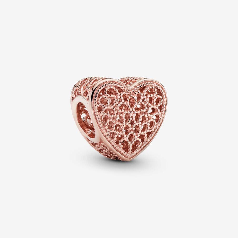 Pandora Charm Cuore decorato in Bead Charm Alba Gioielli - Casoria, commercioVirtuoso.it