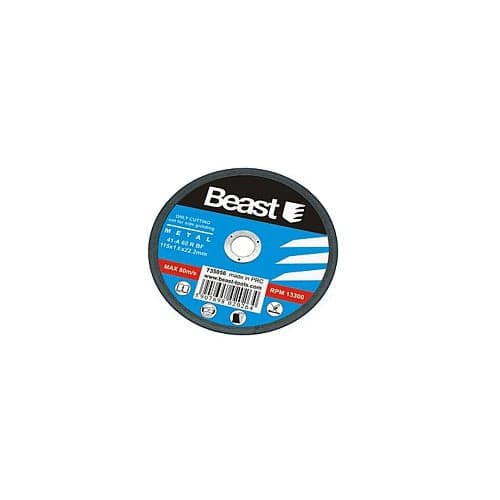 DISCO DA TAGLIO PER METALLO ACCIAIO E ACCIAIO INOSSIDABILE ALTA QUALITA' BEAST - 21