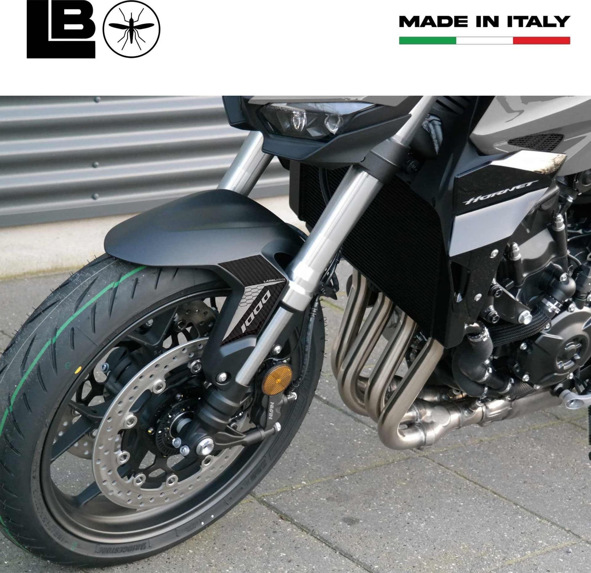 Adesivi 3D Protezioni Parasteli Parafango compatibili con Honda Hornet 1000 2025 in Decalcomanie adesivi e magneti LabelBike - Bibbiano, commercioVirtuoso.it