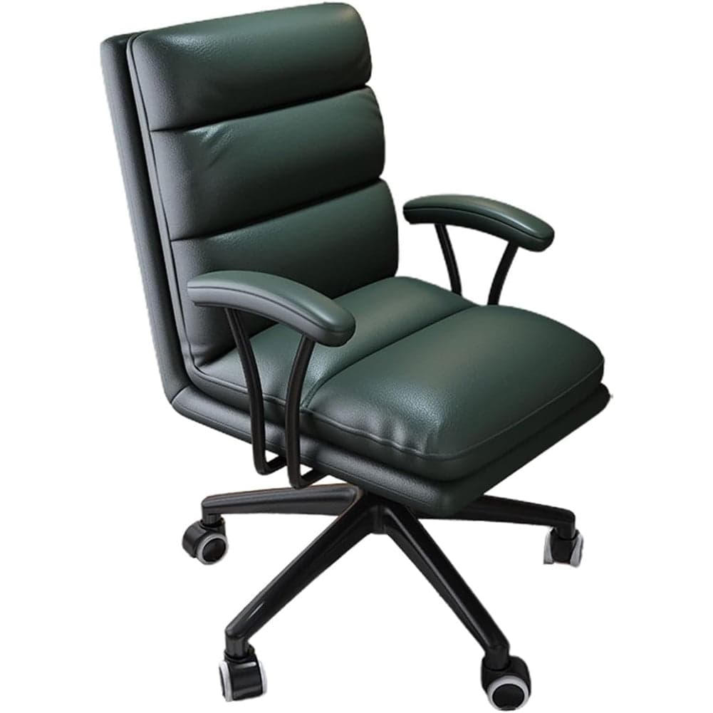 Poltrona da Ufficio Presidenziale Sedia da Scrivania Elegante Verde Scuro Altezza Regolabile in Sedie da scrivania Danyx - Casoria, commercioVirtuoso.it