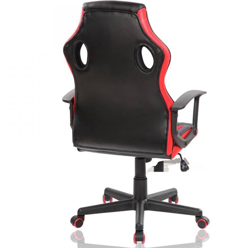 Sedia Poltrona Gaming Scrivania Ufficio Regolabile Girevole Direzionale Rosso in Sedie da scrivania Danyx - Casoria, commercioVirtuoso.it