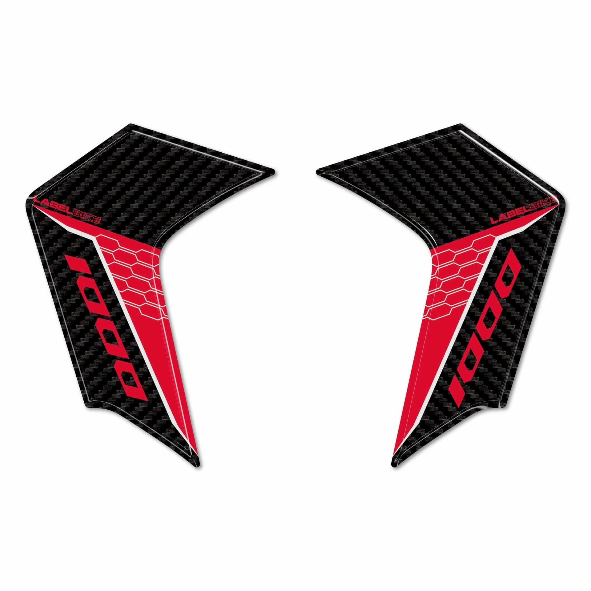 Adesivi 3D Protezioni Parasteli Parafango compatibili con Honda Hornet 1000 2025 in Decalcomanie adesivi e magneti LabelBike - Bibbiano, commercioVirtuoso.it