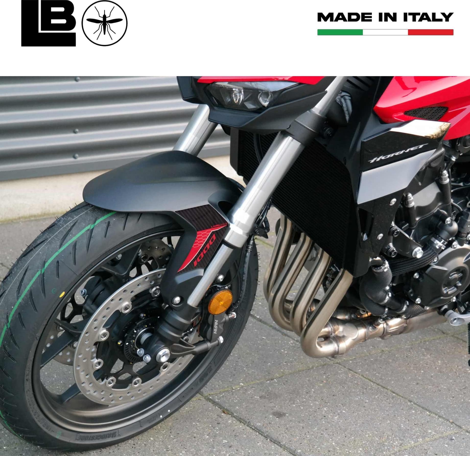 Adesivi 3D Protezioni Parasteli Parafango compatibili con Honda Hornet 1000 2025 in Decalcomanie adesivi e magneti LabelBike - Bibbiano, commercioVirtuoso.it