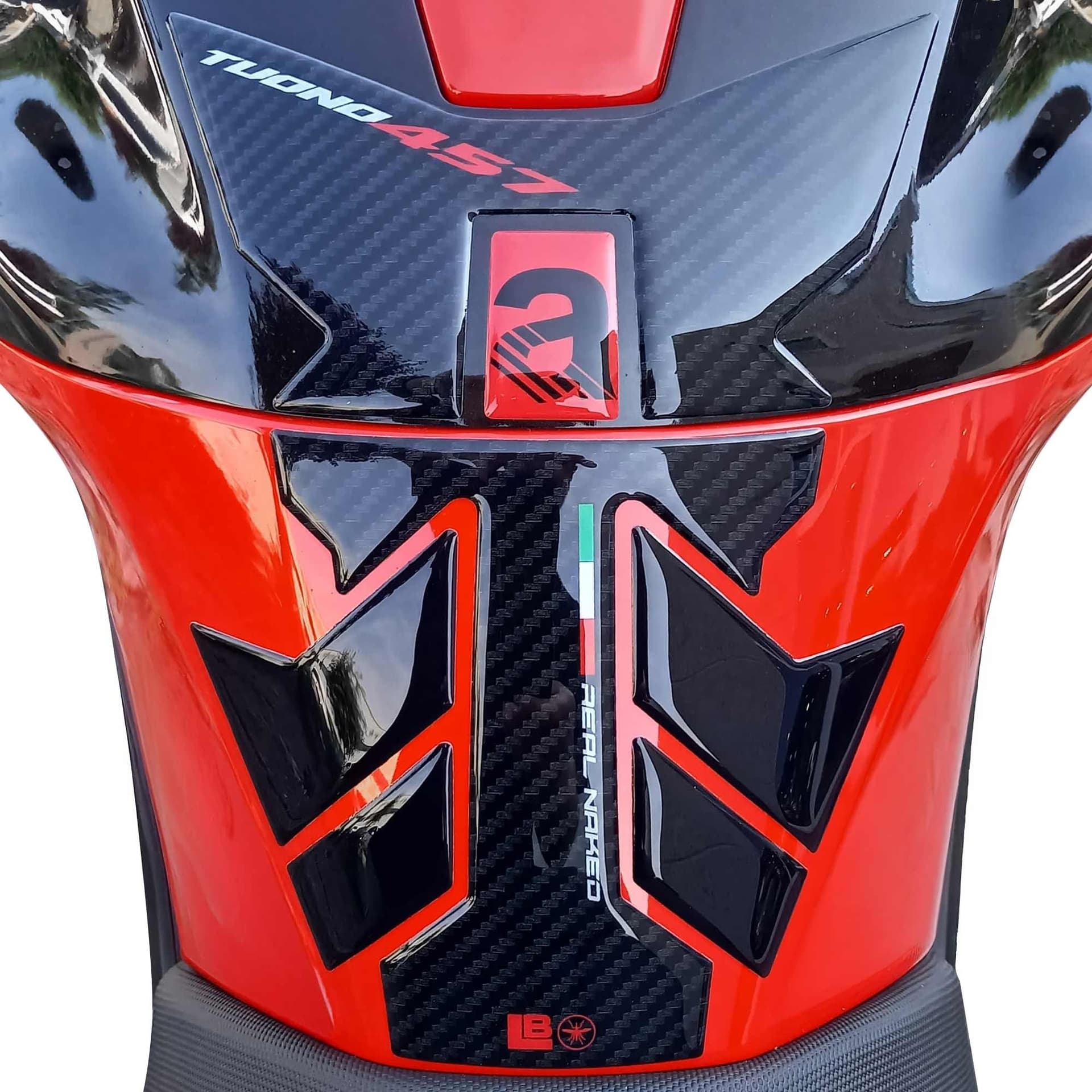 Paraserbatoio Adesivo 3D Protezione moto compatibile con Aprilia Tuono 457 2025 in Paraserbatoio LabelBike - Bibbiano, commercioVirtuoso.it