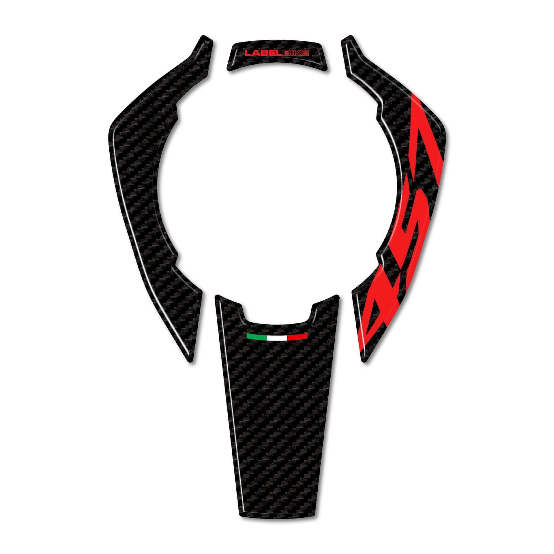 Adesivo 3D Sopraserbatoio protezione moto compatibile con Aprilia Tuono 457 2025 in Paraserbatoio LabelBike - Bibbiano, commercioVirtuoso.it