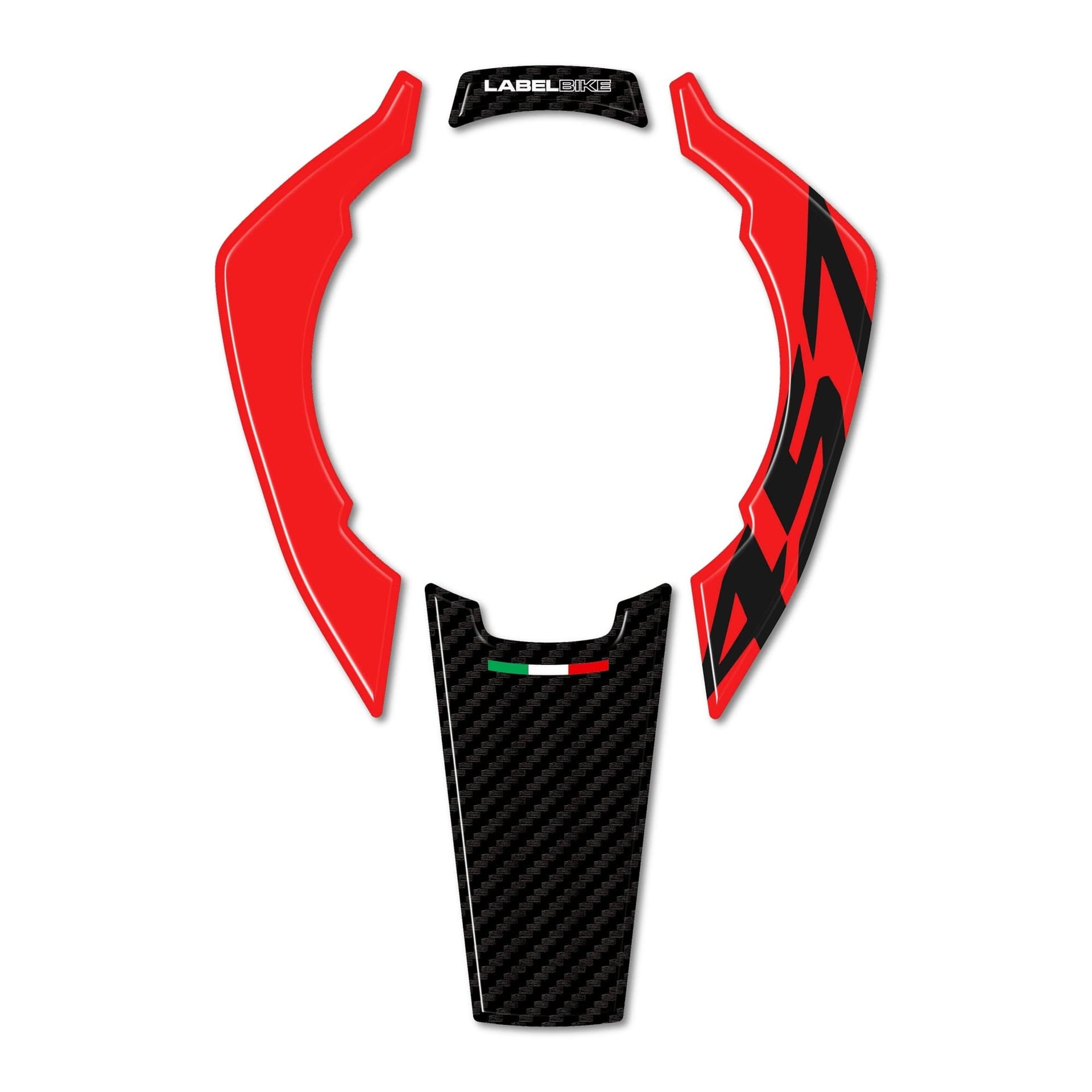Adesivo 3D Sopraserbatoio protezione moto compatibile con Aprilia Tuono 457 2025 in Paraserbatoio LabelBike - Bibbiano, commercioVirtuoso.it
