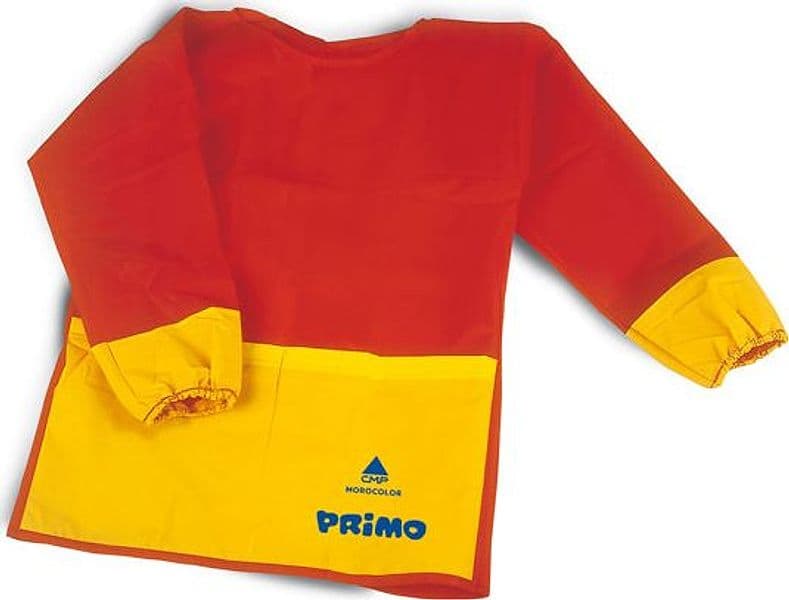GREMBIULINO CON MANICHE IN TESSUTO PLASTICO