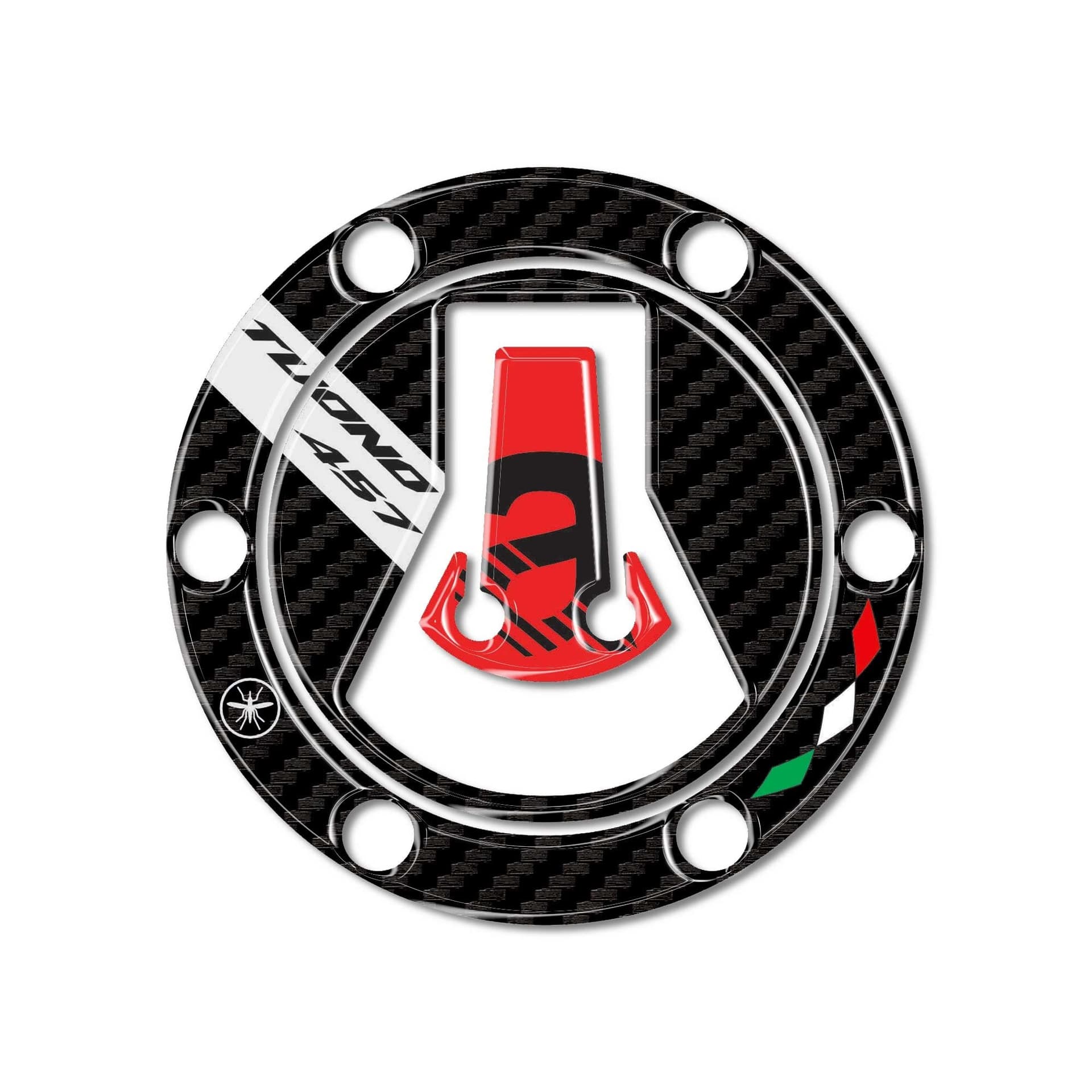 Adesivo Protezione Tappo Serbatoio moto compatibile con Aprilia Tuono 457 2025 in Paraserbatoio LabelBike - Bibbiano, commercioVirtuoso.it