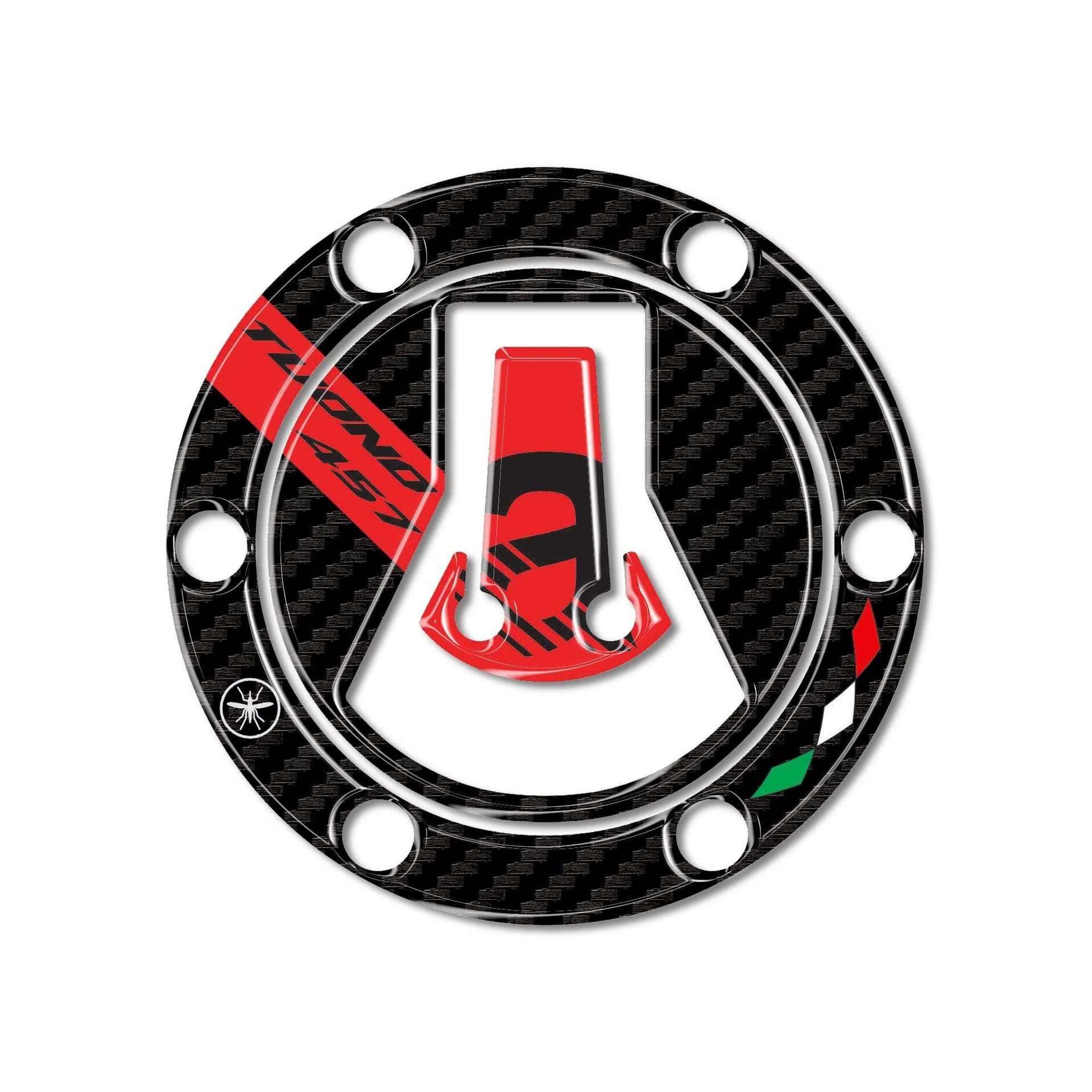 Adesivo Protezione Tappo Serbatoio moto compatibile con Aprilia Tuono 457 2025 in Paraserbatoio LabelBike - Bibbiano, commercioVirtuoso.it
