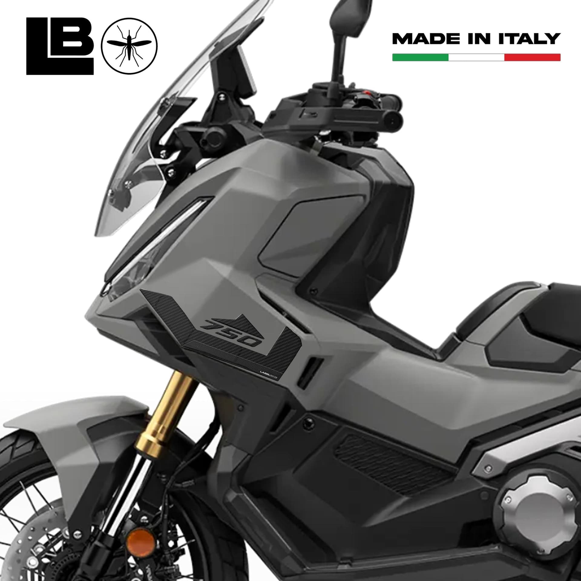 Adesivi Resinati 3D Protezioni Pance carene compatibili con Honda X-Adv 2025 in Decalcomanie adesivi e magneti LabelBike - Bibbiano, commercioVirtuoso.it