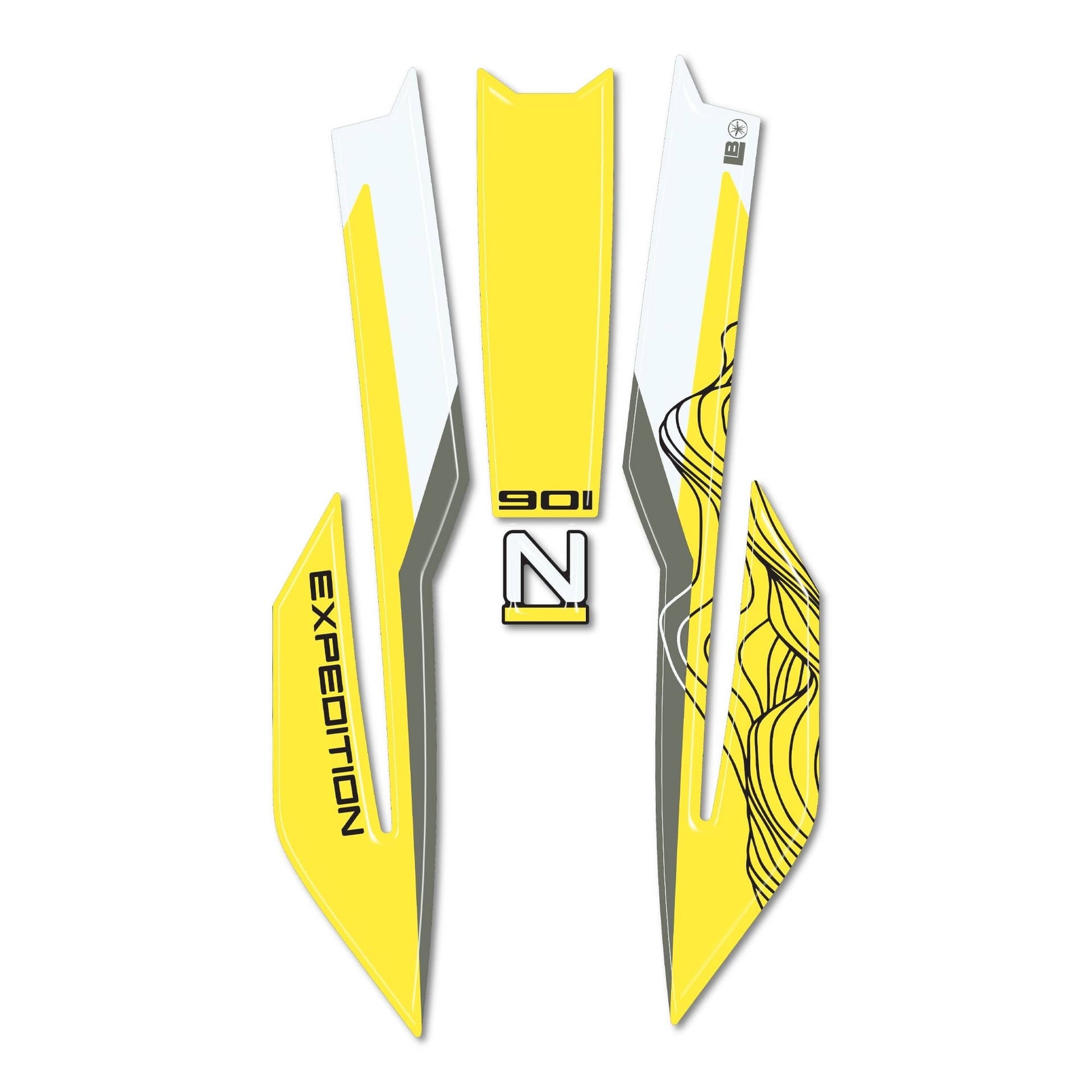 Protezione Parafango Alto Adesivo moto compatibile con Husqvarna Norden 901 2025 in Decalcomanie adesivi e magneti LabelBike - Bibbiano, commercioVirtuoso.it