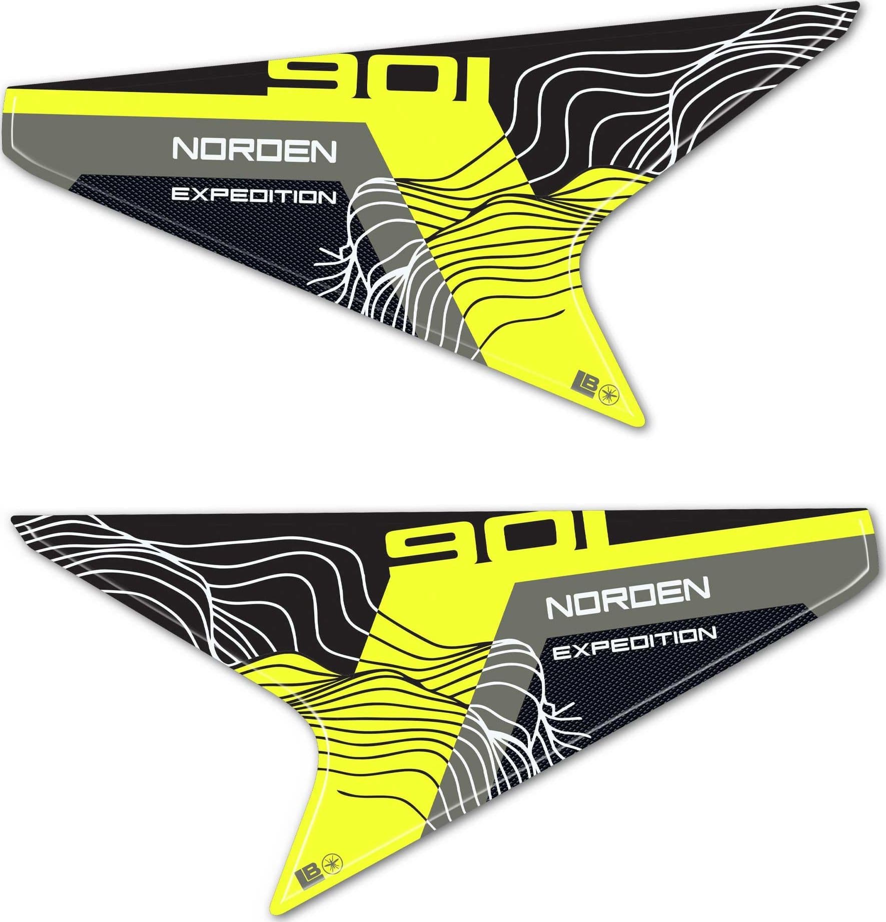 Adesivi 3D Fianchi Laterali coda moto compatibili con Husqvarna Norden 901 2025 in Decalcomanie adesivi e magneti LabelBike - Bibbiano, commercioVirtuoso.it