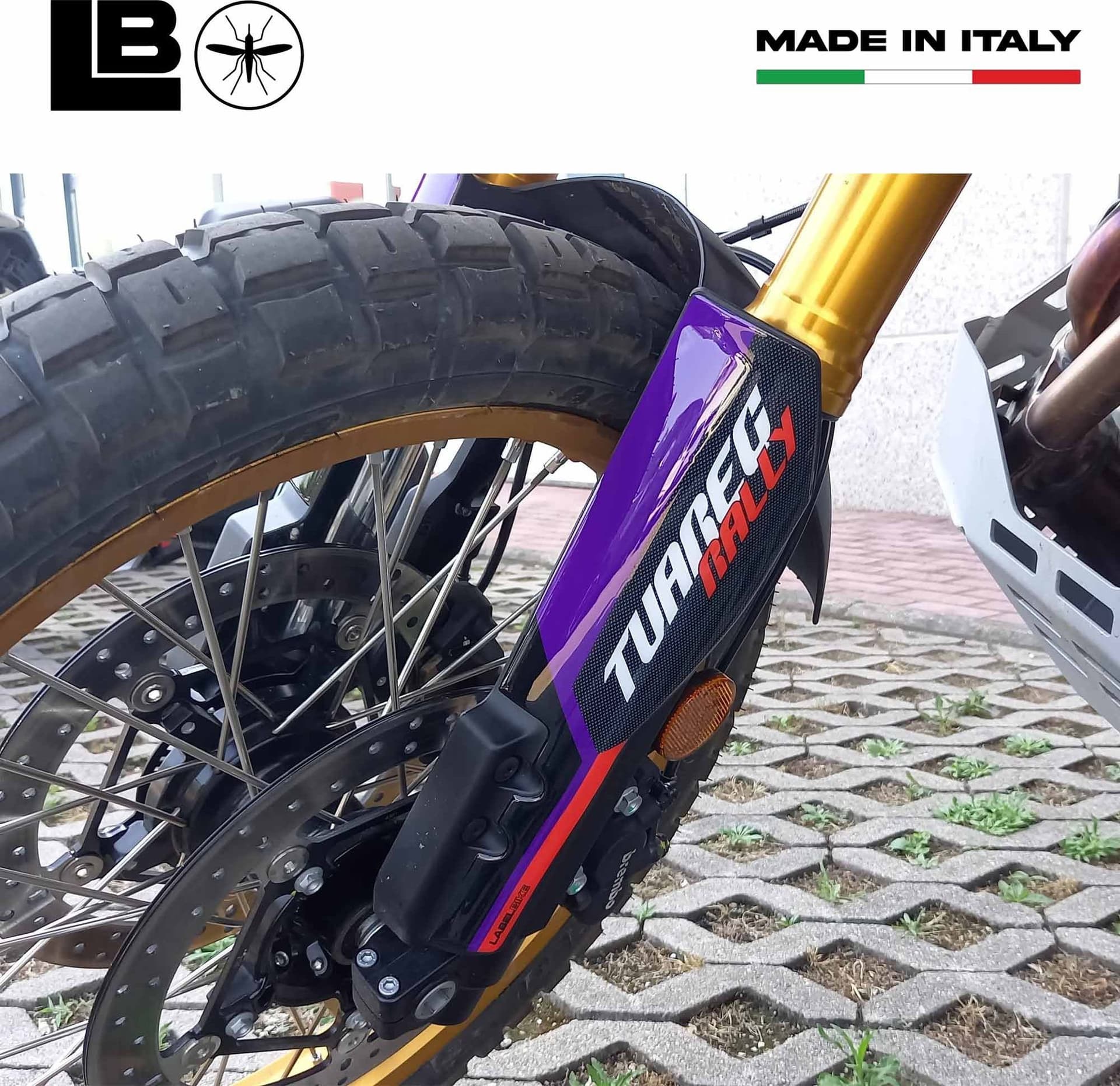 Adesivi 3D Protezioni Parasteli moto compatibili con Aprilia Tuareg Rally 660 in Decalcomanie adesivi e magneti LabelBike - Bibbiano, commercioVirtuoso.it