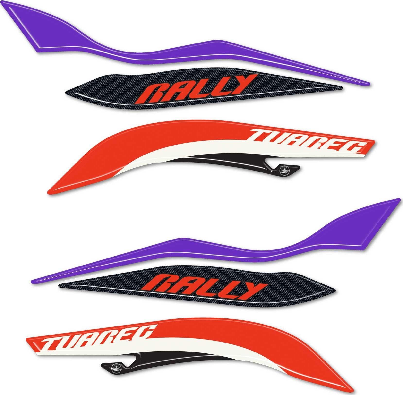 Adesivi 3D Protezioni Paramani moto compatibili con Aprilia Tuareg Rally 660 in Decalcomanie adesivi e magneti LabelBike - Bibbiano, commercioVirtuoso.it