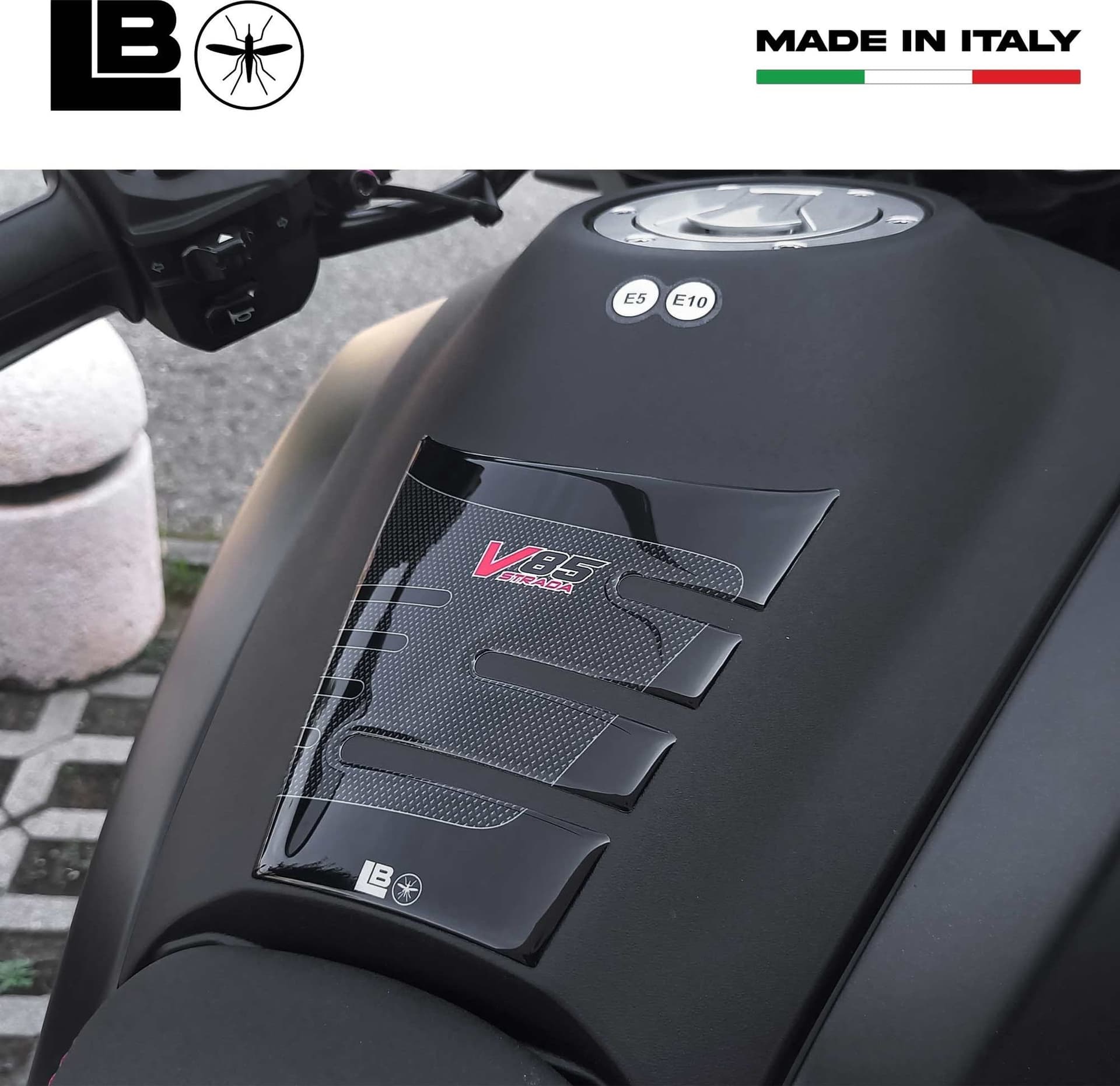 Adesivo Gel 3D Protezione Paraserbatoio compatibile con Moto Guzzi V85 Strada in Paraserbatoio LabelBike - Bibbiano, commercioVirtuoso.it