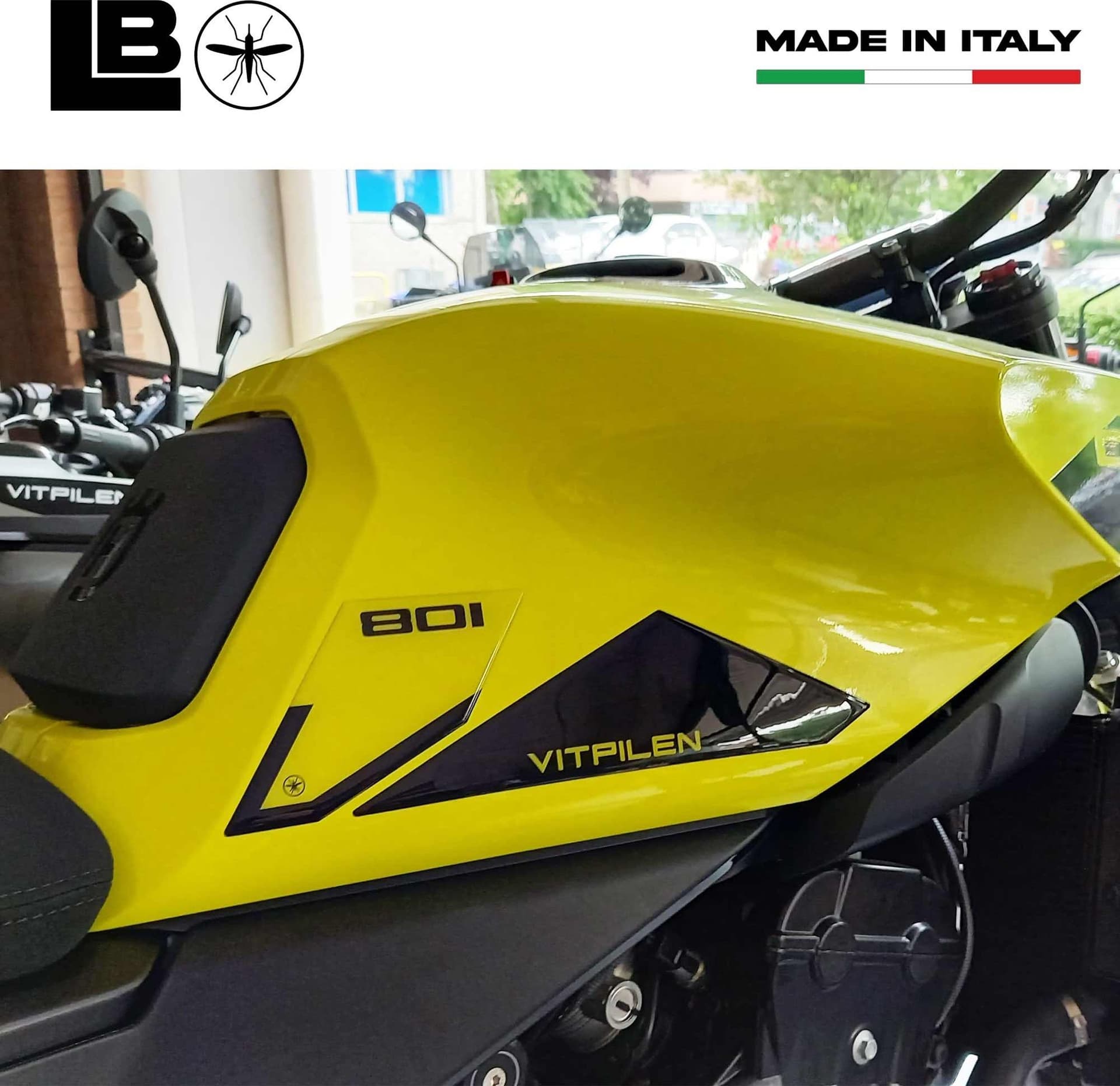 Adesivi 3D Laterali Serbatoio moto compatibili con Husqvarna Vitpilen 801 2025 in Decalcomanie adesivi e magneti LabelBike - Bibbiano, commercioVirtuoso.it