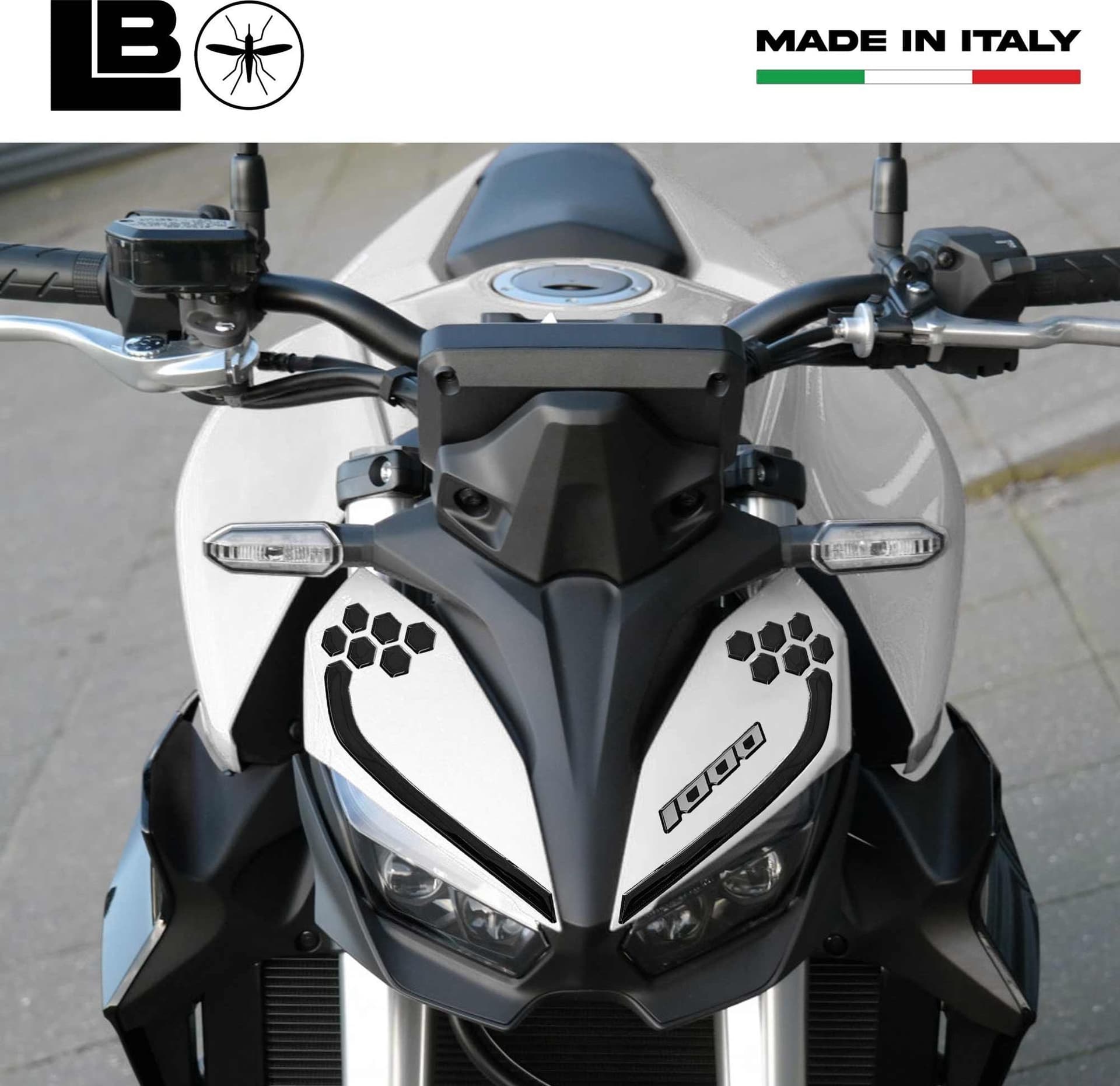 Adesivi Gel 3D Protezioni Muso Frontale compatibili con Honda Hornet 1000 2025 in Decalcomanie adesivi e magneti LabelBike - Bibbiano, commercioVirtuoso.it