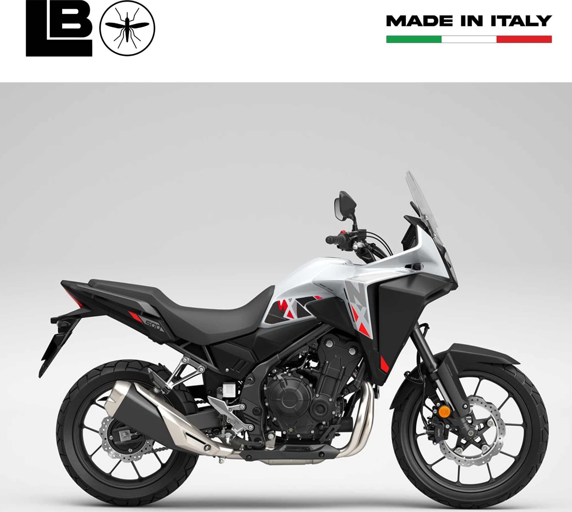 Adesivi 3D Protezioni Laterali Serbatoio compatibili con Honda NX500 2024-2025 in Decalcomanie adesivi e magneti LabelBike - Bibbiano, commercioVirtuoso.it