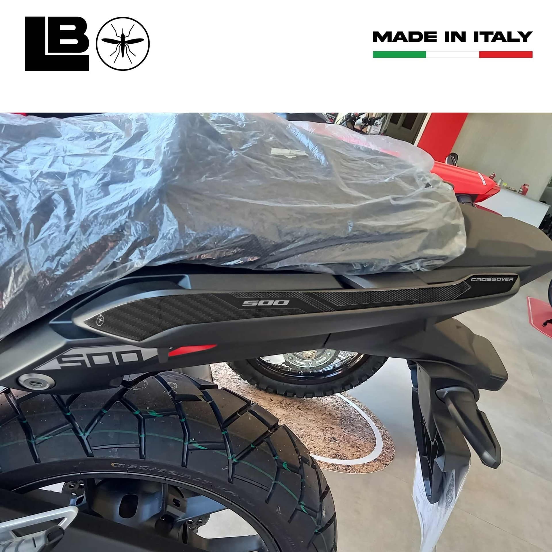 Adesivi 3D Protezioni Maniglie Passeggero compatibili con Honda NX500 2024-2025 in Decalcomanie adesivi e magneti LabelBike - Bibbiano, commercioVirtuoso.it