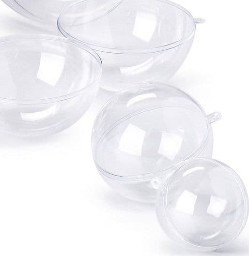 SFERA APRIBILE in POLISTIRENE TRASPARENTE D160mm RI.PLAST