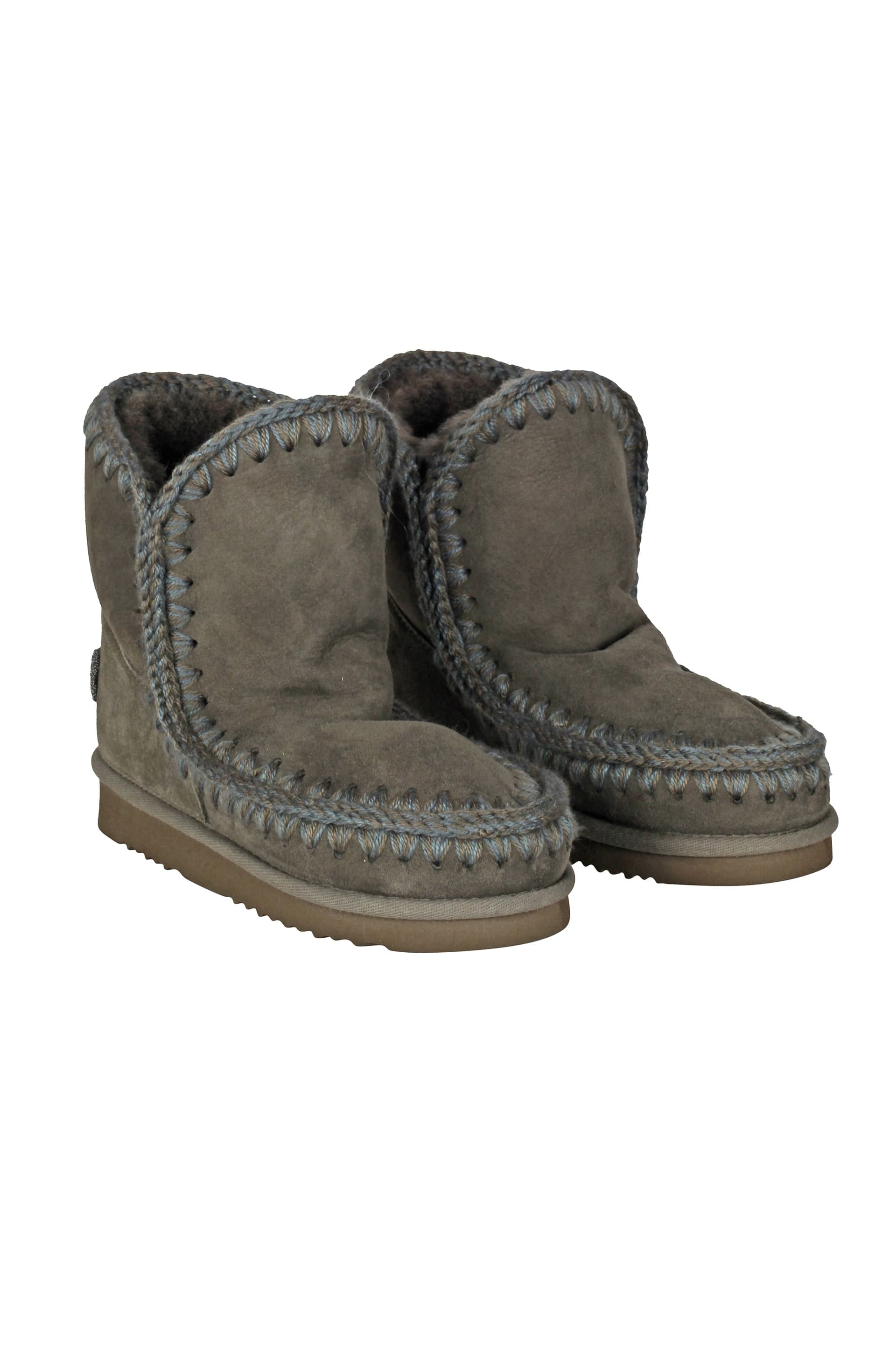MOU Mou - Stivaletti - 461094 - Grigio/Verde da donna in Stivali Drestige - Casamassima, commercioVirtuoso.it