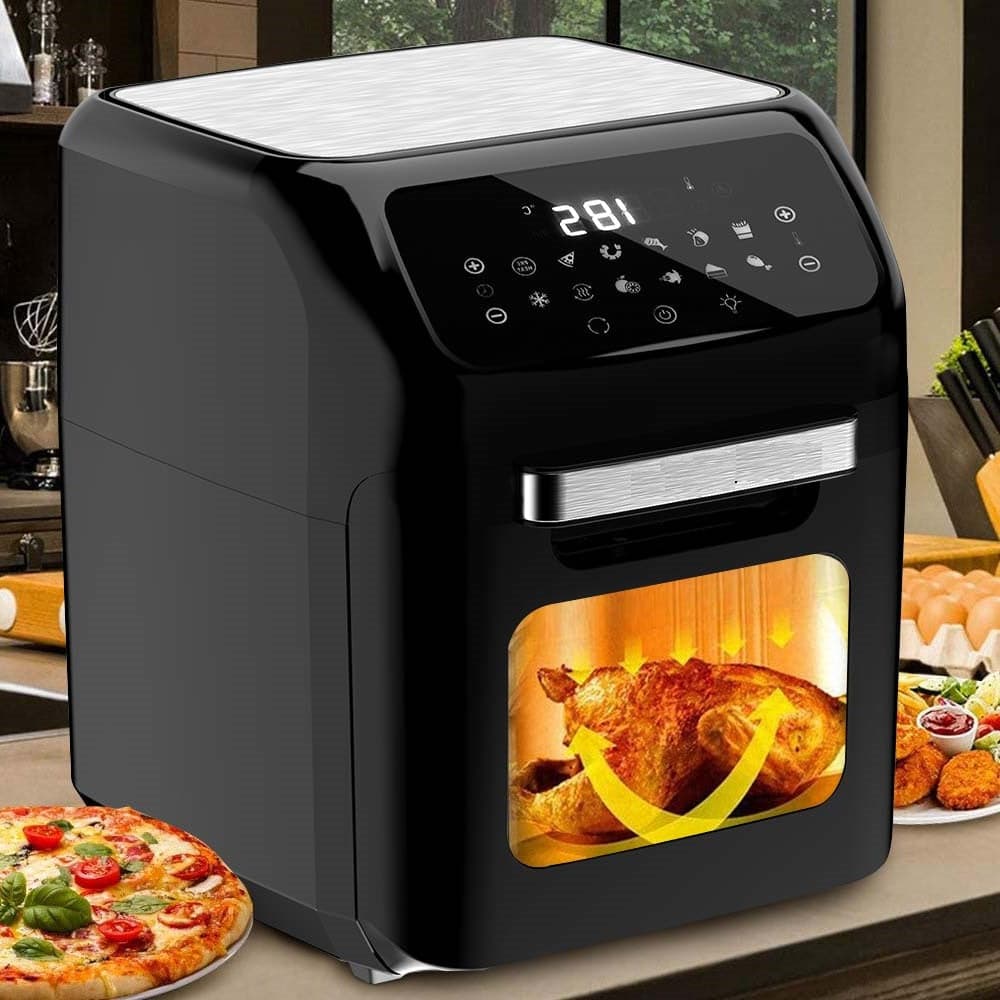 Forno Friggitrice Ad Aria 12Lt Digitale 1800W Timer 12 Programmi Senza Olio Led in Friggitrici Danyx - Casoria, commercioVirtuoso.it