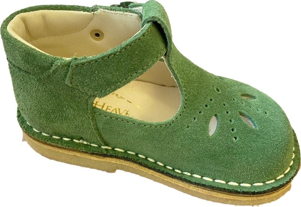Scarpe giglio verde in vera pelle Kid's Heaven in prodotto UP Calzature Balduina - Roma, commercioVirtuoso.it