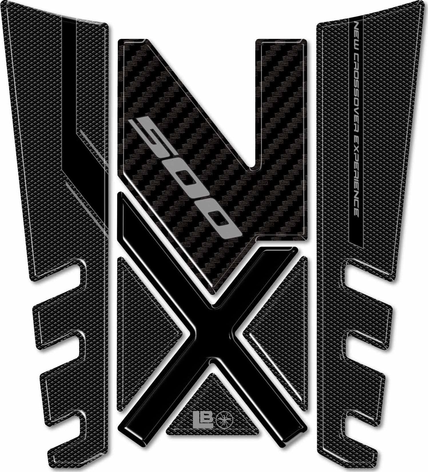 Adesivo 3D Protezione Paraserbatoio compatibile con moto Honda NX500 2024-2025 in Paraserbatoio LabelBike - Bibbiano, commercioVirtuoso.it