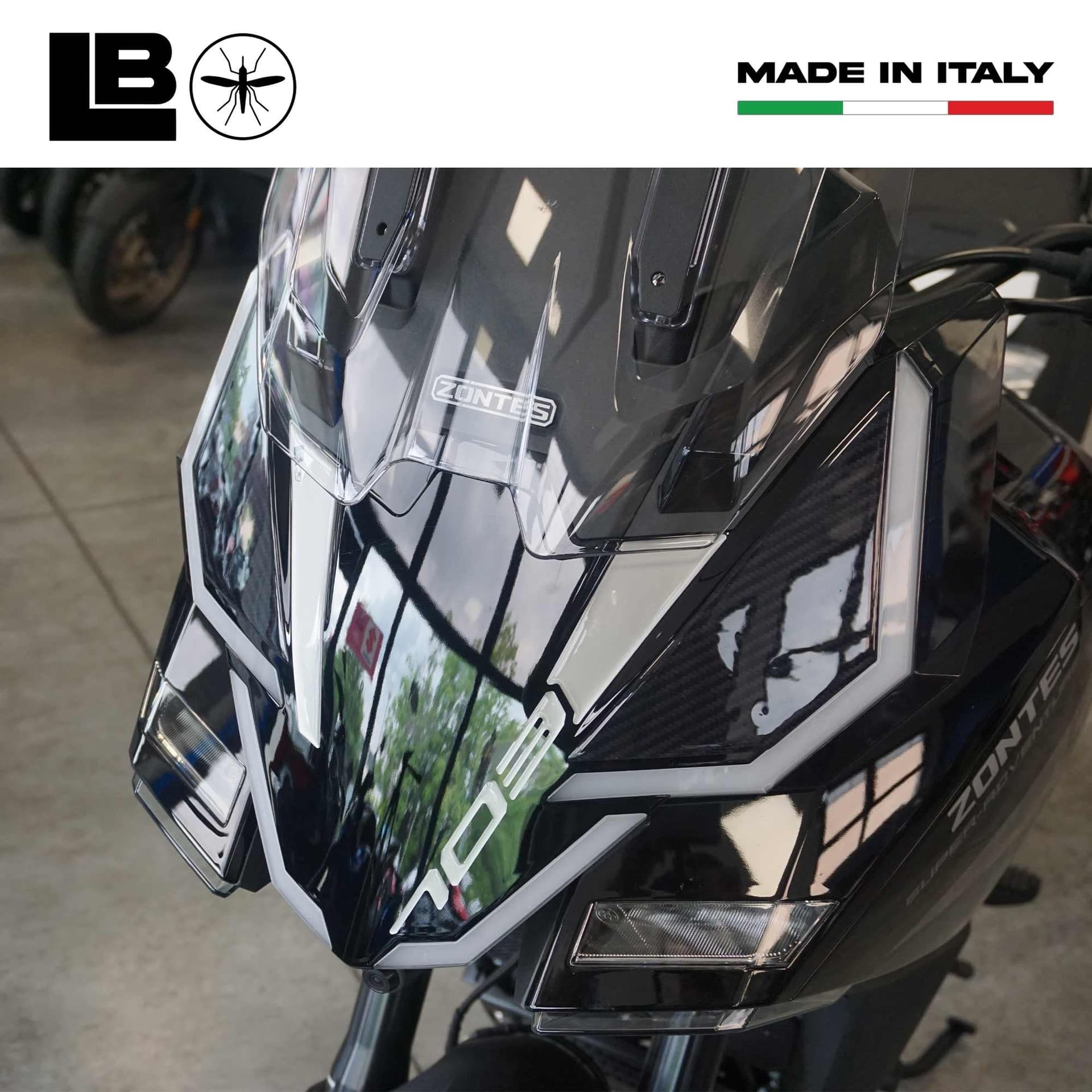 Adesivi Gel 3D Protezioni Muso Frontale moto compatibili con Zontes 703F 2025 in Decalcomanie adesivi e magneti LabelBike - Bibbiano, commercioVirtuoso.it